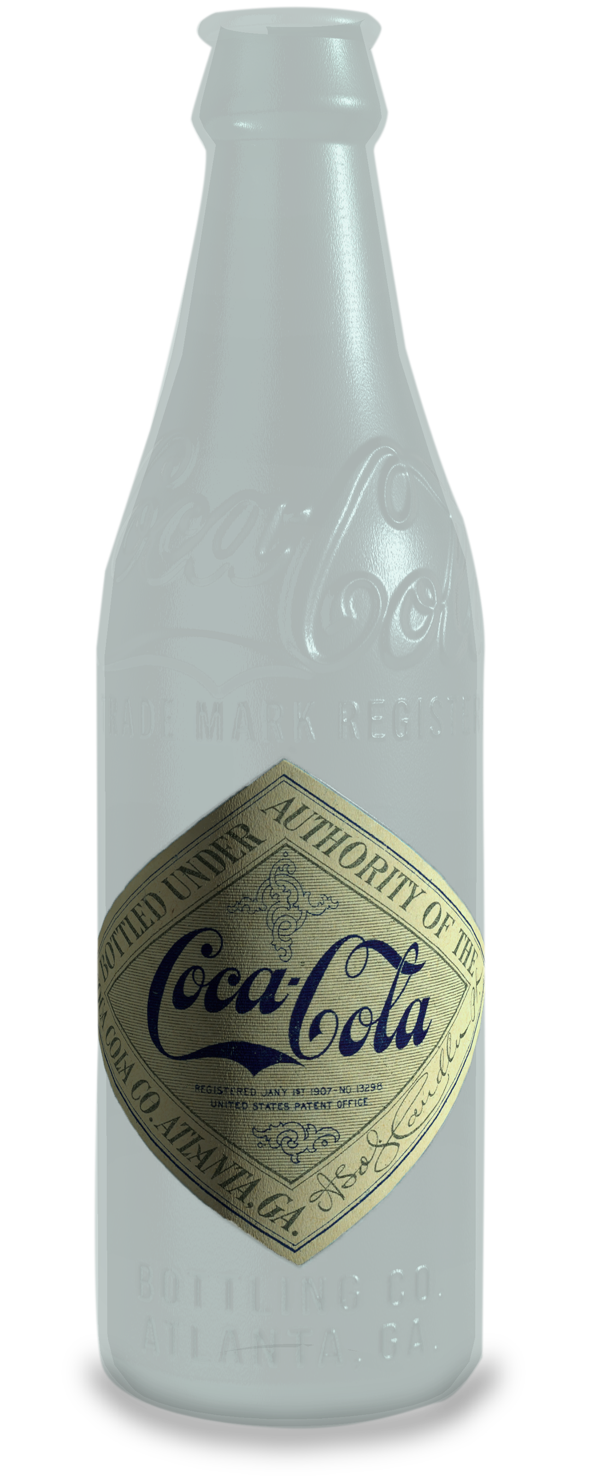 Coca-Cola – 1900 Labeled Bottle | VeVe