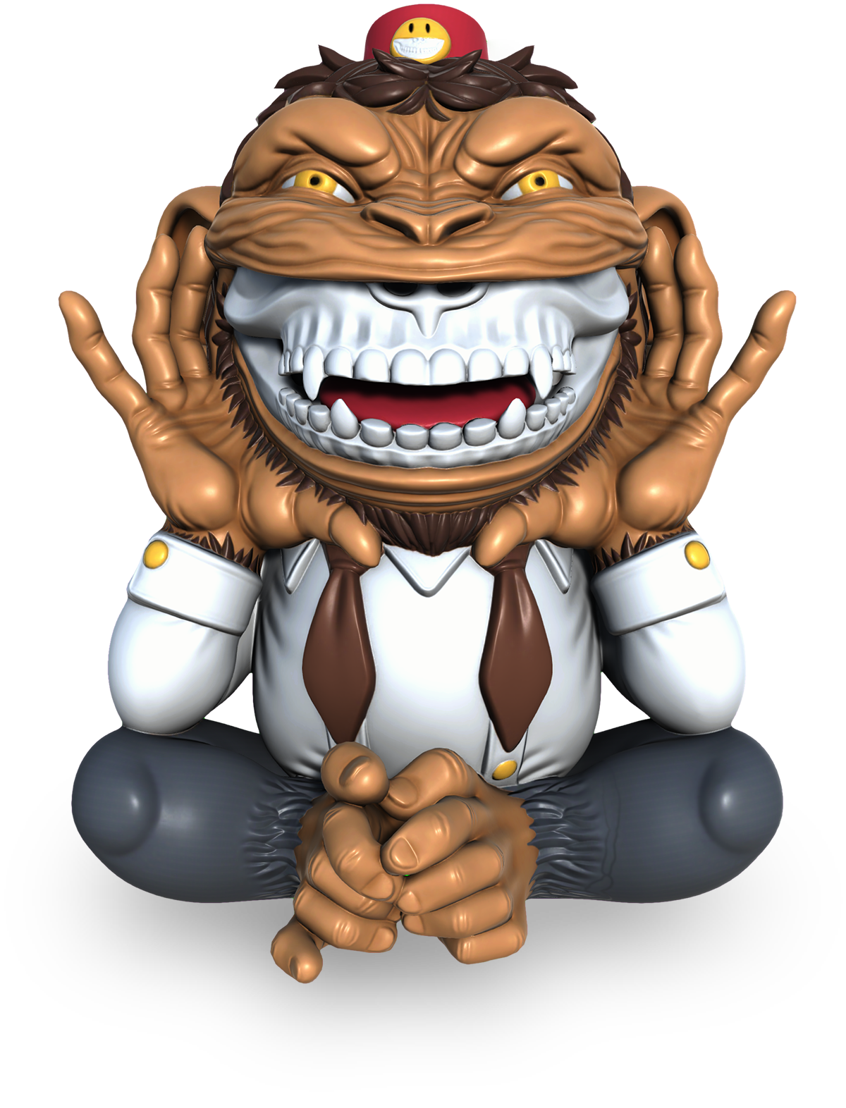 Mr. Mischief the Monkey Grin - Original | VeVe