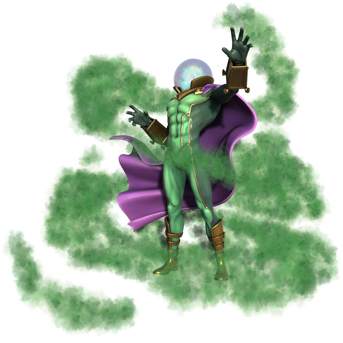 Mysterio Smoke and Mirrors variant with hallucinogenic smoke