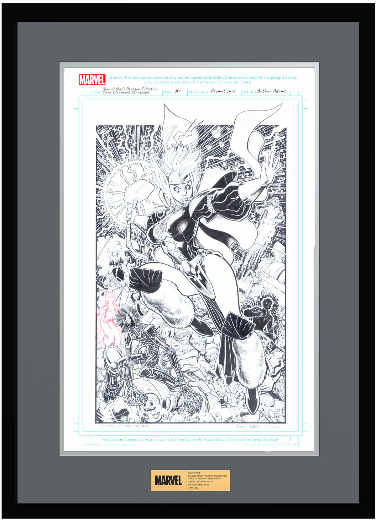 MARVEL MADE PARAGON COLLECTION: CHRIS CLAREMONT Lithogr