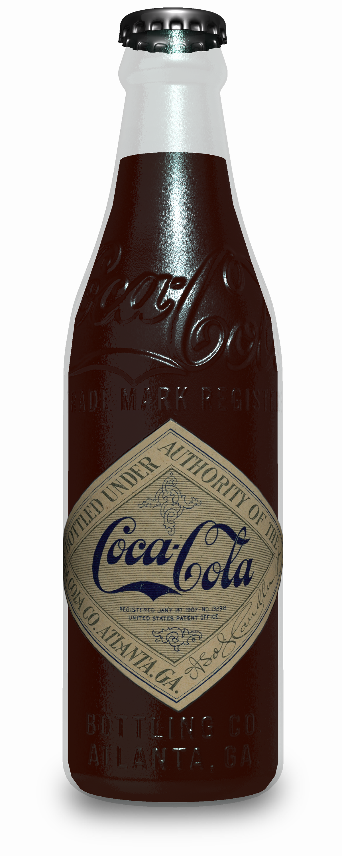 Coca-Cola – 1900 Labeled Bottle | VeVe