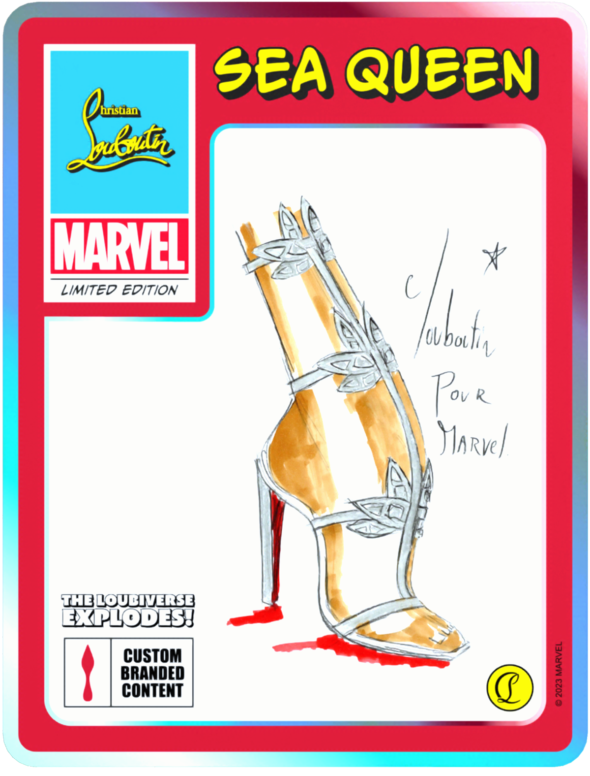 Christian Louboutin and Marvel Limited-Edition Digital