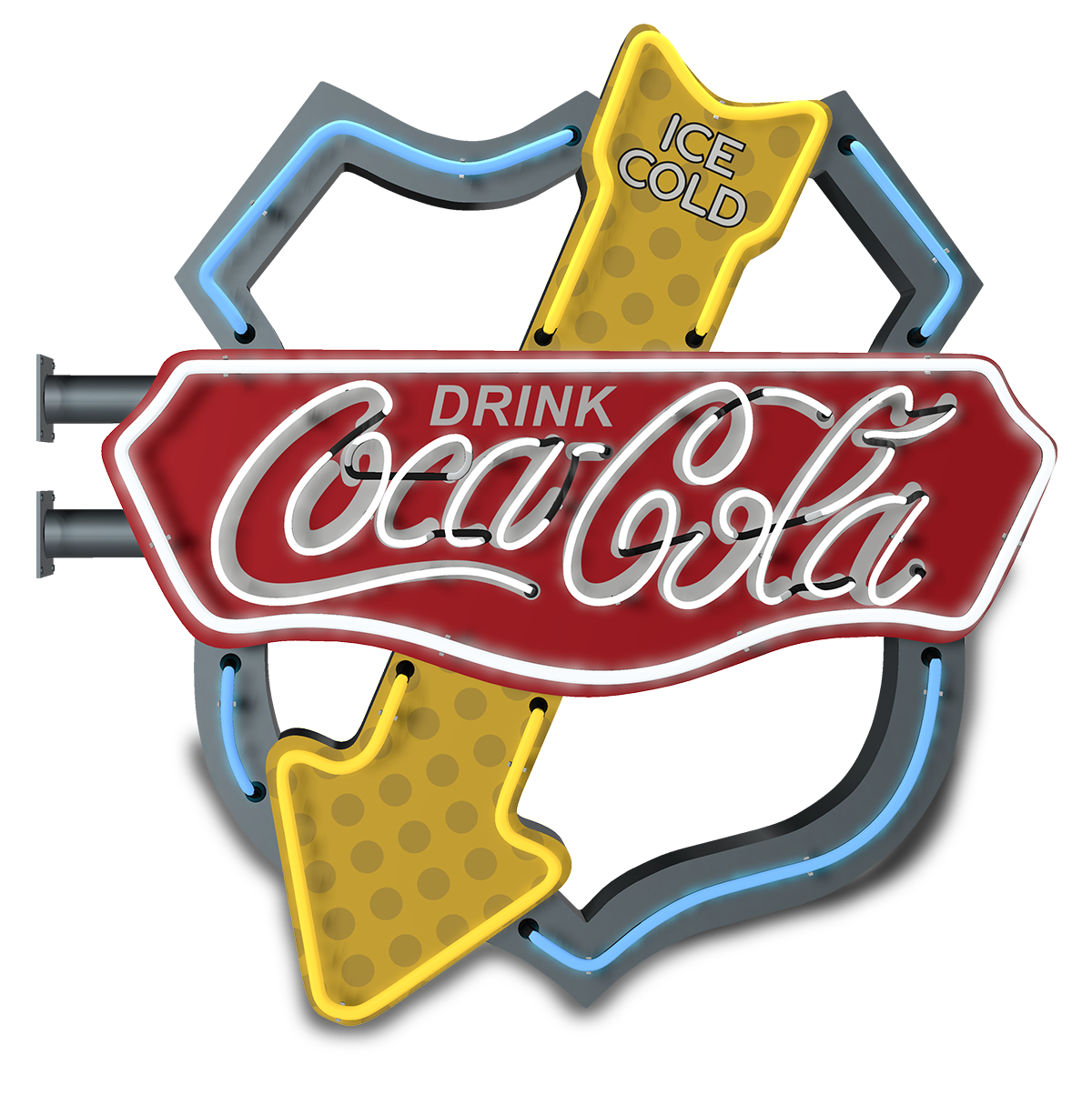 Coca-Cola Neon Sign - Arrow Digital Collectible | VeVe